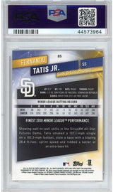 Graded 2019 Topps Finest Fernando Tatis Jr. #85 Rookie RC Baseball Card PSA 10 Gem Mint