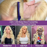 613 hd Lace Frontal Wig 13x6 Lace Frontal Wig Human Hair for Women Blonde Human Hair Wig 13x4 Body Wave Lace Front Wigs on Sale