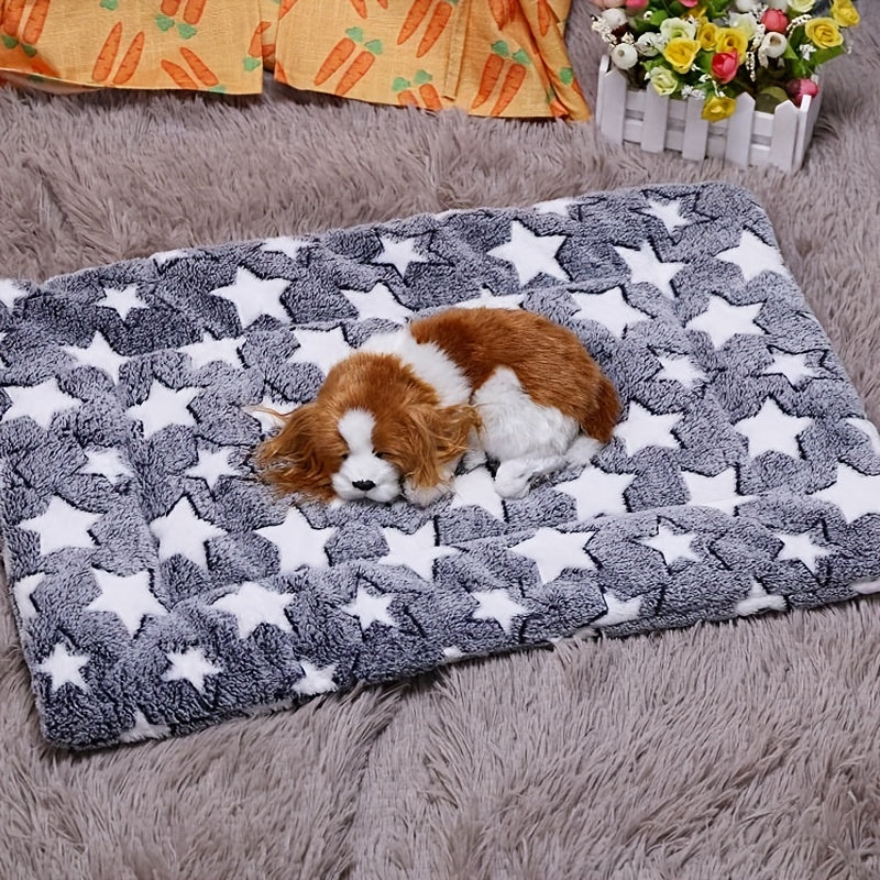 1 alfombrilla suave para jaula de perro, cálida y gruesa, para invierno