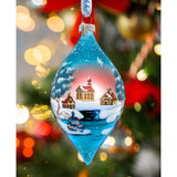 Winter House Glass Ornament by G. DeBrekht - Christmas Decor - 74174