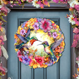 Decoración navideña para puerta con colibríes de G. Debrekht - Decoración navideña - 8652804H