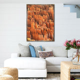 Arte mural de madera con laderas de las Montañas Rocosas de Nature Wonders - Decoración de vida silvestre - 95285B