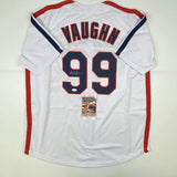 Camiseta de béisbol autografiada/firmada de Charlie Sheen Wild Thing Ricky Vaughn de la película Major League Baseball JSA COA