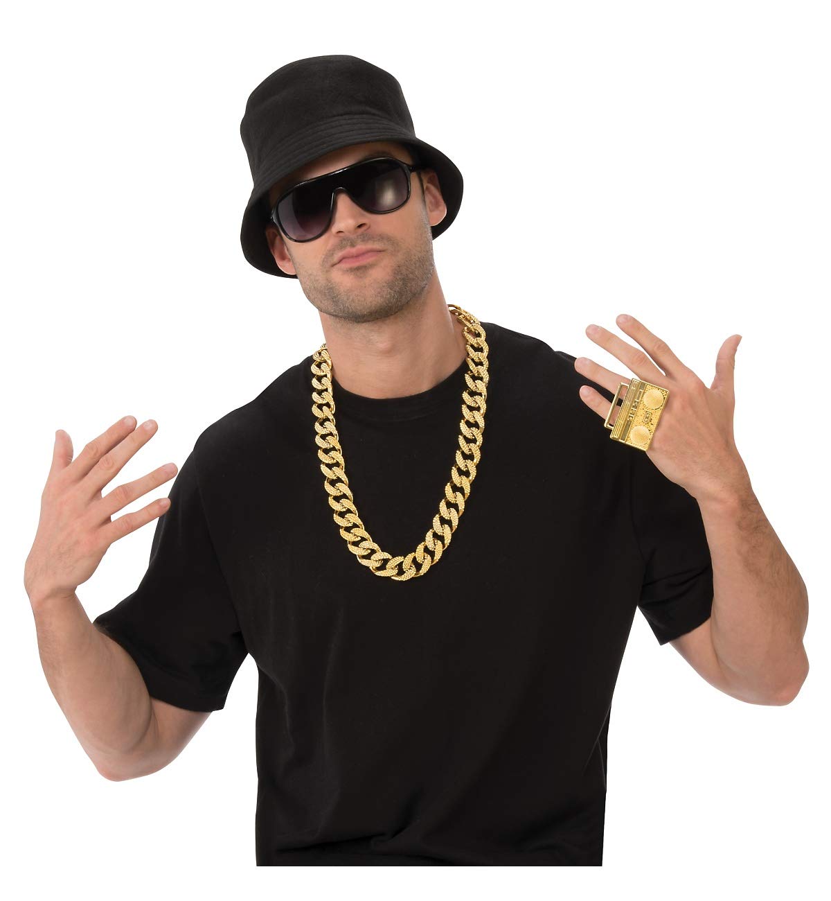 Deluxe Old School Rapper Costume Accessory Kit