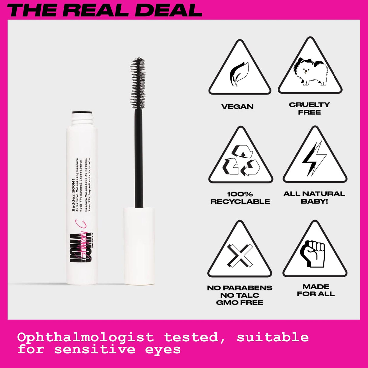 UOMA by Sharon C, Badder BOOM! Volumizing Mascara