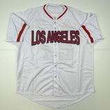 Autographed/Signed Vladimir Vlad Guerrero Los Angeles LA Anaheim White Baseball Jersey JSA COA