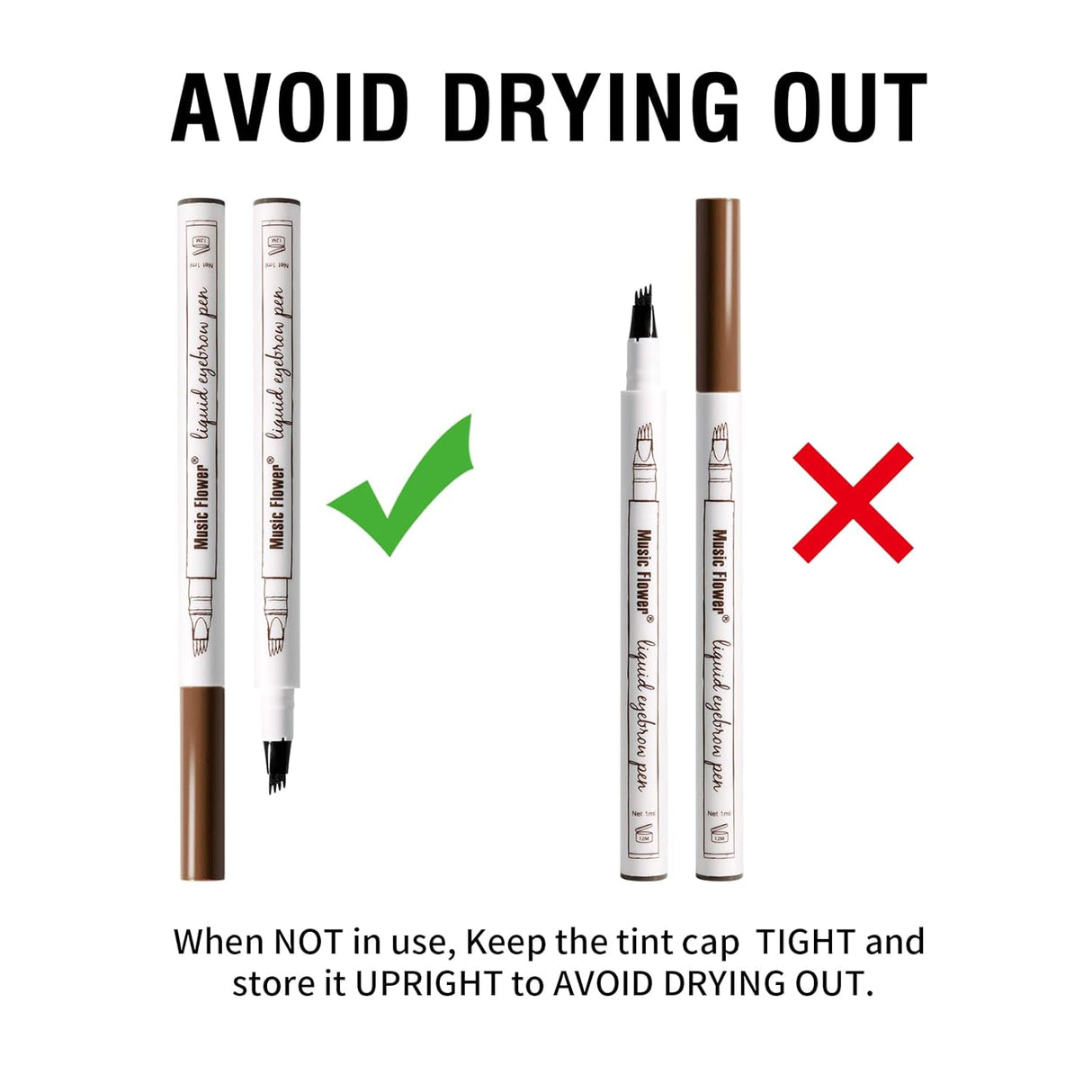 MUSIC Flower Fine Sketch Eyebrow Pencil