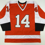 Camiseta de hockey naranja de Filadelfia autografiada/firmada por Sean Couturier (JSA COA)