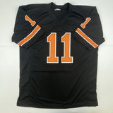 Autographed/Signed Terry Baker Heisman 62 Oregon State Black College Football Jersey PSA/DNA COA