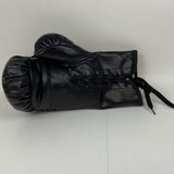 Guante de boxeo Everlast negro autografiado/firmado de Mike Tyson, holograma del atleta, COA