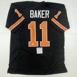 Autographed/Signed Terry Baker Heisman 62 Oregon State Black College Football Jersey PSA/DNA COA