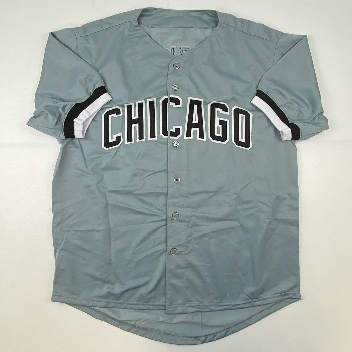 Autografiado/firmado AJ AJ Pierzynski Chicago camiseta de béisbol gris PSA/DNA COA