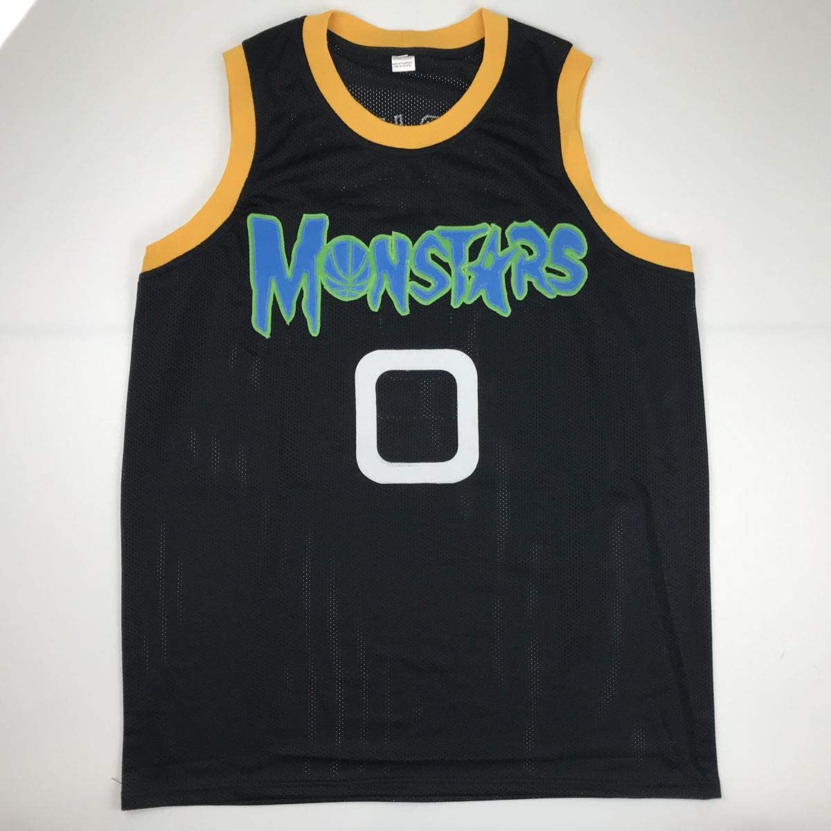 Camiseta de baloncesto negra de Muggsy Bogues Space Jam Monstars autografiada/firmada, PSA/CÓDIGO DE AUTÉNTICO DE ADN