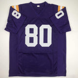Autographed/Signed Jarvis Landry LSU Purple College Football Jersey JSA COA
