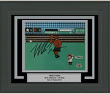 Foto enmarcada, autografiada y firmada de Mike Tyson Punchout, videojuego de Nintendo, boxeo, 8 x 10, atleta, holograma, certificado de autenticidad