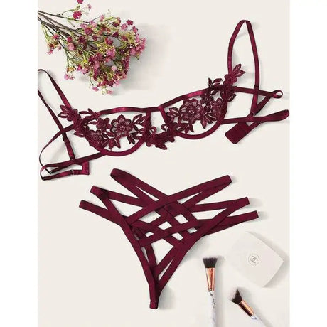 Sexy lingerie three-point suit - Lootquake