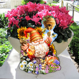 Honeycomb Gnome Easter Door Decor by D. Gelsinger - Easter Spring Decor - 8461061H-DG