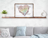 Most Wonderful Things Must Be Felt With the Heart - Bedroom Wall Art - Valentines Gift - Contemporary Decor - Gift for Her - ?ÿ Anniversary Gift - Wall Decor - 310337