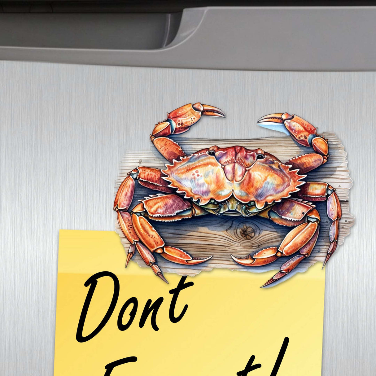 Crabs of the Wild Decorative Wooden Magnets Set of 6 by G. Debrekht - Wildlife Decor - 8090121G-S6