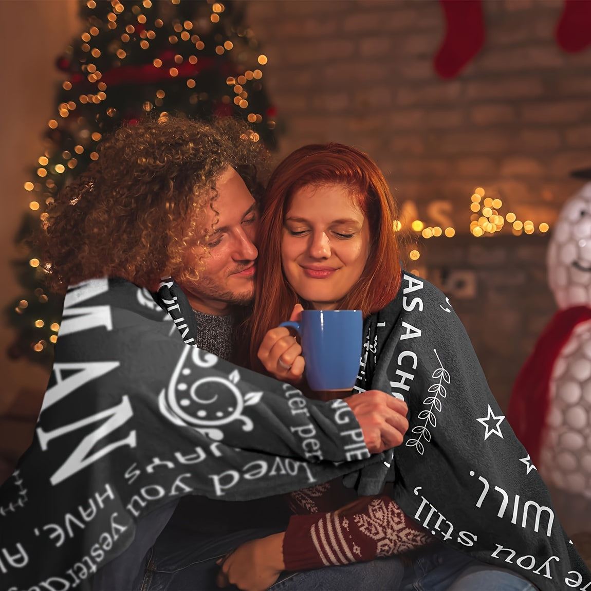 1pc Gifts Blanket For Him, Husband Boyfriend Gifts Blanket, Birthday Gift Ideas For Boyfriend, I Love You Gifts For Him Perfect For Birthday, Anniversary, Christmas, Valentine's Day, Soft And Comfortable Throw Blanket