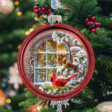Christmas Window Glass Ornament by D. Gelsinger - Christmas Décor - 71110-2-1318