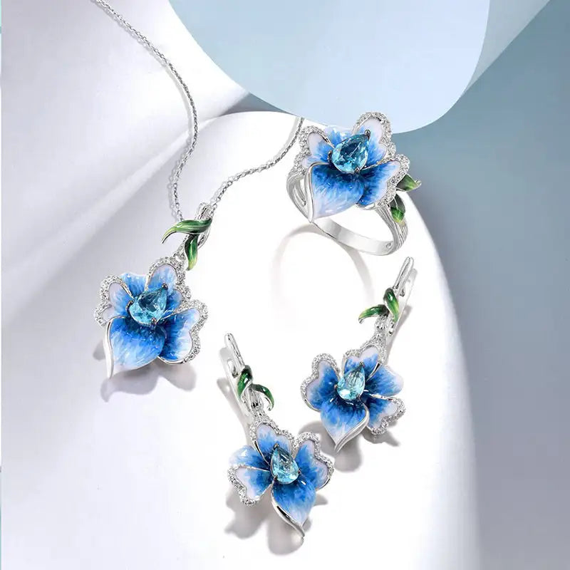 Flower Flower Jewelry Suit Petunia - Lootquake