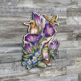 Everlasting Friendship Hummingbirds Wall Art by J. Bergsma - Wildlife Holiday Decor - 8591936W-JB