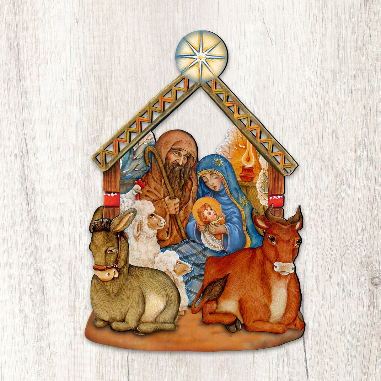 Nativity Christmas Nativity Door Decor by G. DeBrekht - Nativity Holiday Decor - 8114030H