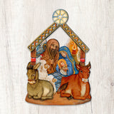 Nativity Christmas Nativity Door Decor by G. DeBrekht - Nativity Holiday Decor - 8114030H