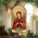 Adorno religioso cristiano de la Virgen María de las Siete Espadas - Decoración inspiradora - 87037