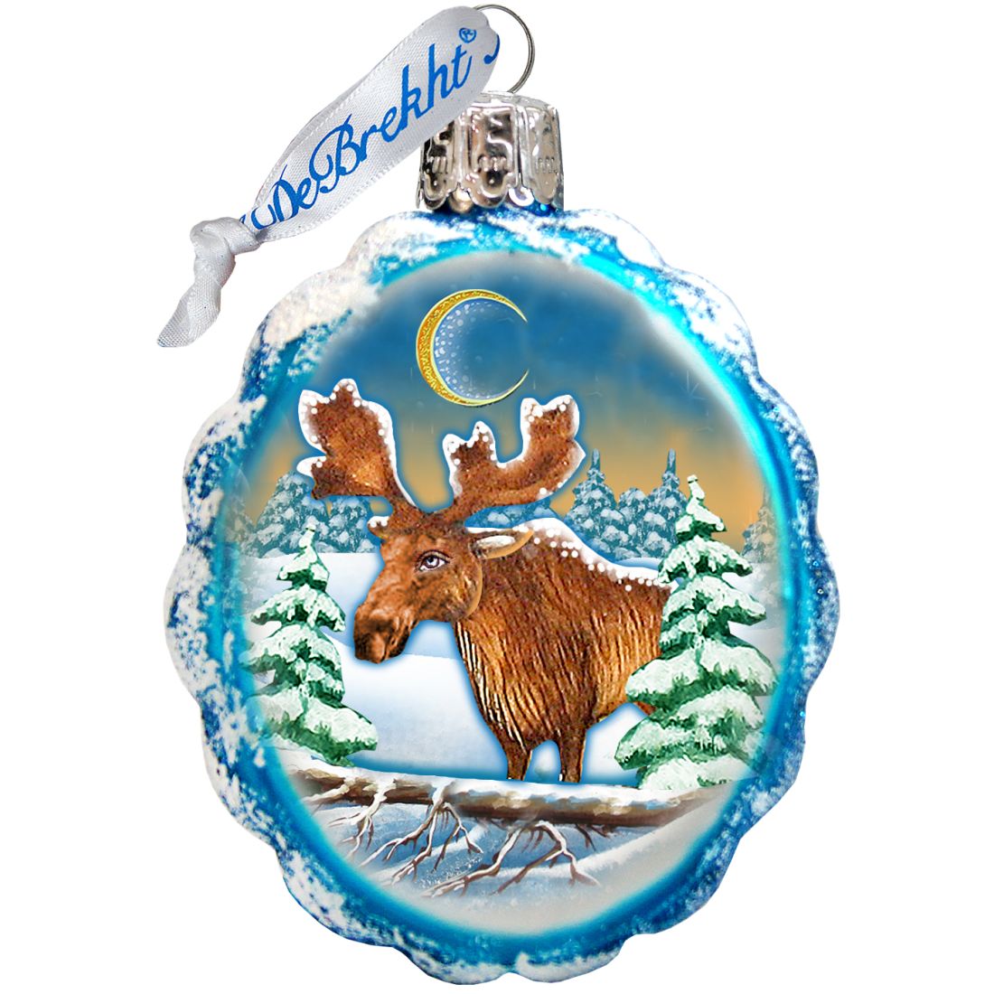 Wildlife Mercury Glass Ornaments Set of 3 by G. DeBrekht - Wildlife Holiday Decor - 770109S3