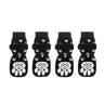 Lot de 4 chaussettes antidérapantes pour chien avec semelles antidérapantes - Chaussures de protection pour animaux de compagnie - Idéales pour les activités à la maison