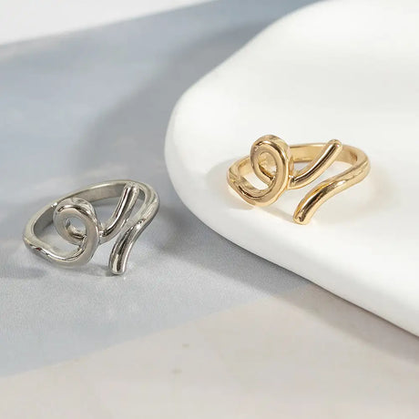 European And American Style Personality Geometry Ring - Lootquake