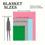 1pc Grandmas Cherished Throw Blanket - Ultra-Soft & Cozy Gift for Birthday, Valentines, Christmas, Thanksgiving - Personalized from Granddaughter with Heartwarming Design for Year-Round Comfort and Emotional Connection