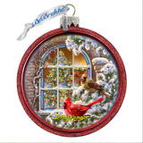 Christmas Window Glass Ornament by D. Gelsinger - Christmas Décor - 71110-2-1318