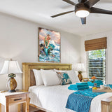 Arte mural costero de madera Princesa del Mar de D. Gelsinger - Decoración costera navideña - 95652B-1611