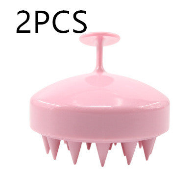 Silicone Scalp Brush for Cleaning and Massage