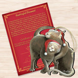 Star Cats Santa Wooden Ornaments by Laura Seeley - Pets Dog and Cats Decor - 8512068-LS