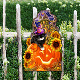 Decoración de Halloween con gatitos para la puerta por D. Gelsinger - Decoración de Halloween para Acción de Gracias - 8461066H-DG