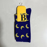 1 Pair Moon Pattern Trendy Y2K Hip Hop Socks, Casual Versatile Soft Comfortable Outdoor Sports Socks