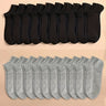 20 paires de chaussettes unies à imprimé, chaussettes basses douces et légères, bas et collants pour femmes