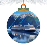 Adornos de madera para crucero por la cumbre de Alaska de G.Debrekht - Decoración navideña con temática de vida silvestre - 870067
