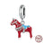 Wooden Horse Pendant S925 Sterling Silver Dripping Oil - Lootquake