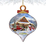 Country Store Christmas Drop Wooden Ornaments by Gelsinger - Christmas Decor - 8031022-1607