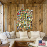 Arte mural con letras del alfabeto de Laura Seeley - Decoración infantil Love Family - 8513007-LS