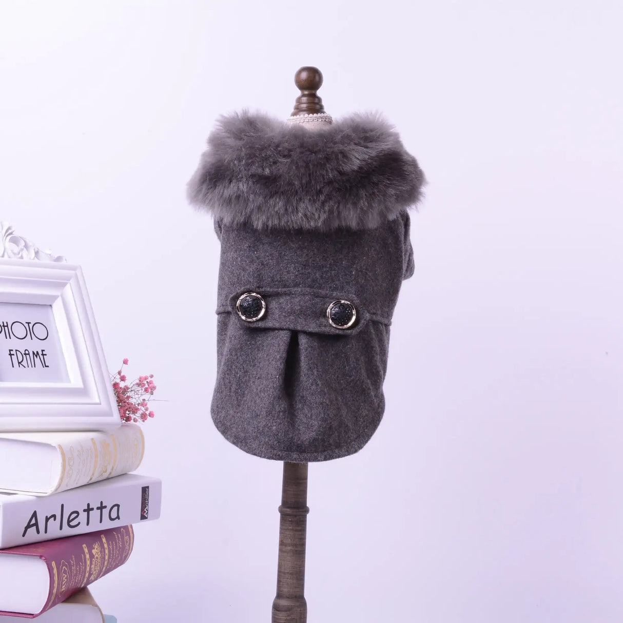 Pet Products Bipedal Solid Color Dog Autumn Winter Coat - Lootquake