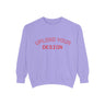 Customizable Unisex Garment-Dyed Sweatshirt, Personalized Gift, Cozy Streetwear, Casual Outfit, Unique Design Sweatshirt