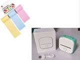 Portable Mini Printer for Students and Hobbyists, Bluetooth Thermal Label Printer