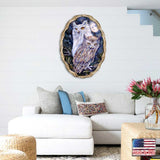 Night Watch Owls Wildlife Wall Art - J. Bergsma - Wildlife Holiday Decor - 8591902W-JB