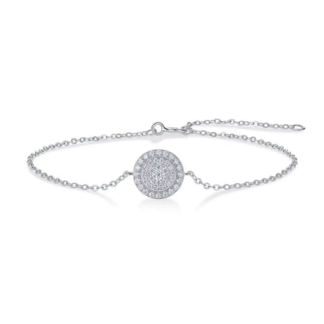 Luxury Fashion Mossan Diamond S925 Silver Bracelet - Lootquake